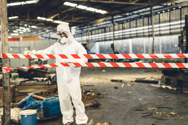 Professional Hoarding Cleanup technician working in Lynn, IN